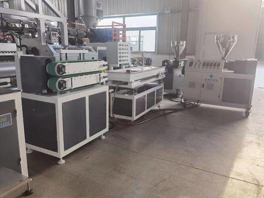 دستگاه اکستروژن خط اکستروژن پروفیل PVC نگهدارنده علامت بنر نمایش POP